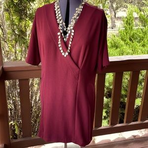 Bobeau Maroon Dress Size Medium. Great condition.